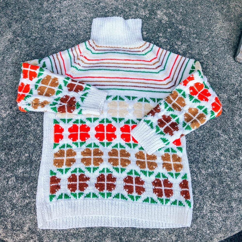 Vintage roll neck turtleneck sweater